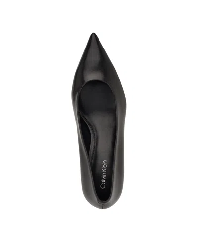 Calvin Klein Women's Voneta Kitten Heel Pumps In Black