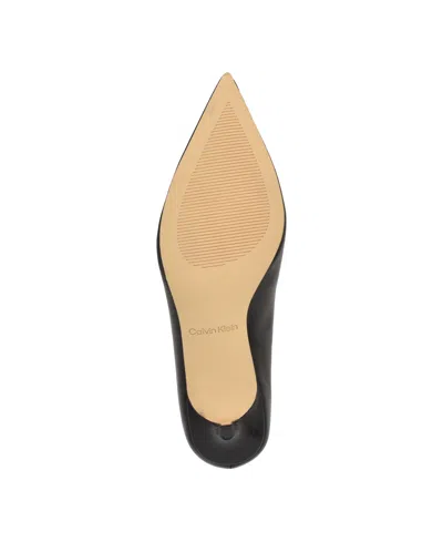 Calvin Klein Women's Voneta Kitten Heel Pumps In Black