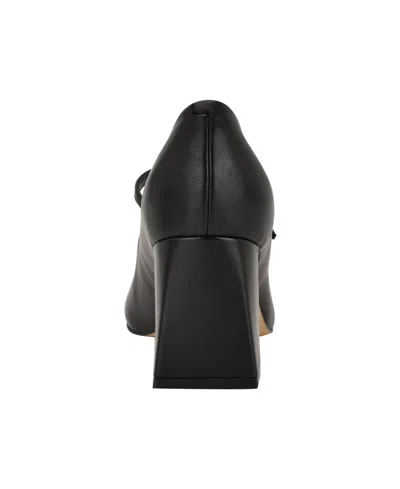 Calvin Klein Women's Naprina Block Heel Mary Jane Pumps In Black