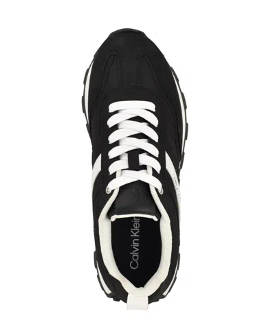 Calvin Klein Women's Hallie Colorblock Sneakers In Black