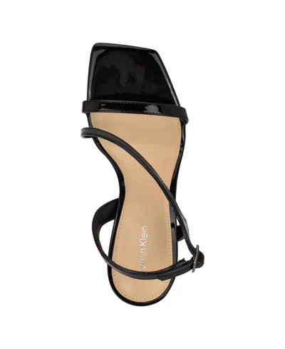 Calvin Klein Women's Tansley Strappy Stiletto Sandals In Black