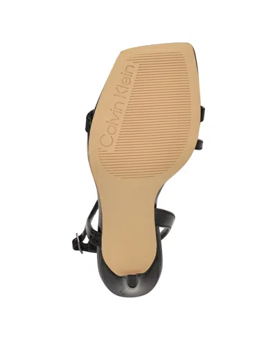 Calvin Klein Women's Tansley Strappy Stiletto Sandals In Black