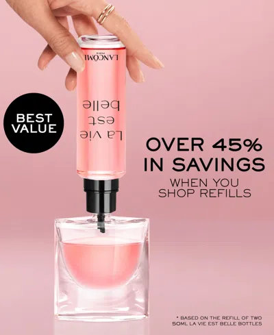 Lancôme La Vie Est Belle Eau De Parfum & Refill Limited Edition Gift Set ($232 Value) In Transparent