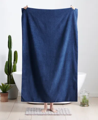 Uchino Zero Twist Bath Sheet, 39" X 63" In Purple