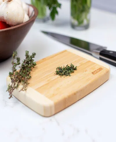 Joyce Chen Burnished Bamboo 3-pc. Cutting Board Set In Brown