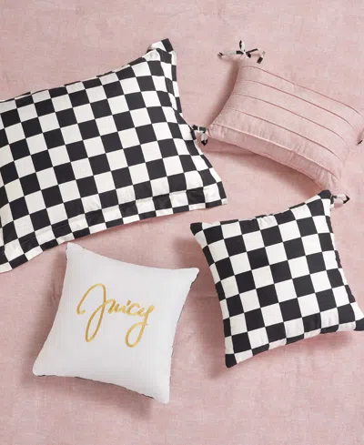 Juicy Couture Checkerboard Reversible 5-pc. Comforter Set, Twin/twin Xl In Multi