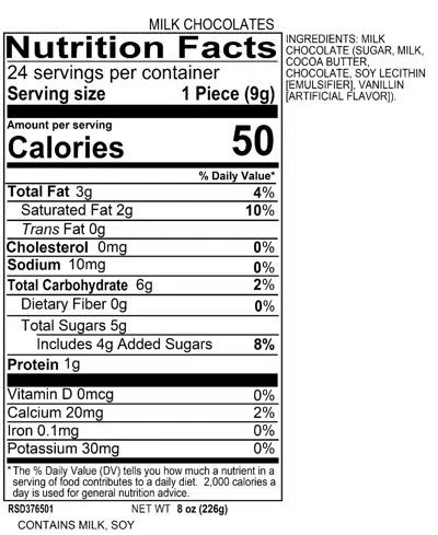 Harry & David Countdown To Christmas Milk Chocolate Advent Calendar, 24 Piece In Multi