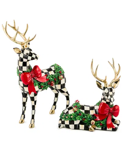 Mackenzie-childs Courtly Check Standing Deer In Multi