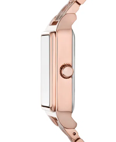 Folio Women's Quartz Three-hand Rose Gold Alloy Watch Set, 30mm