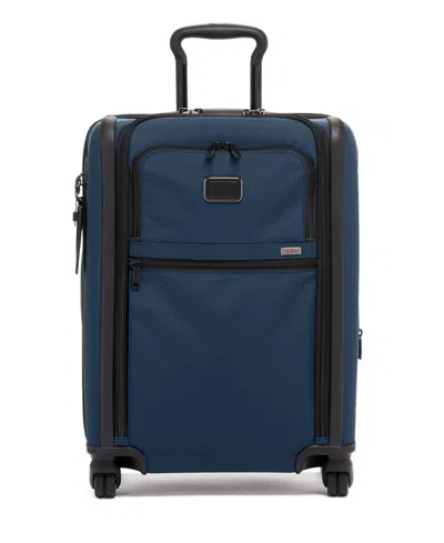 Tumi Alpha 3 Continental Dual Access 4 Wheel Carry-on Suitcase In Blue