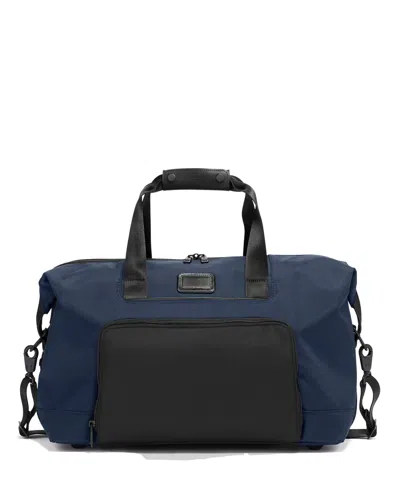 Tumi Alpha 3 Double Expansion Satchel Bag In Blue
