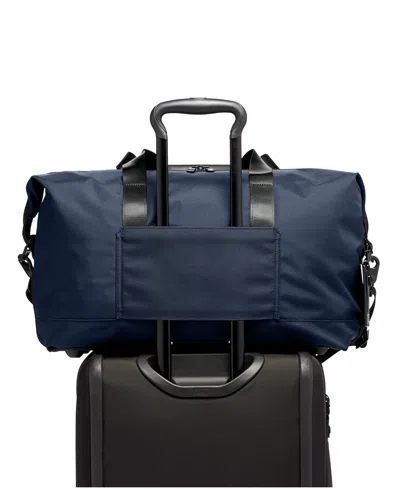 Tumi Alpha 3 Double Expansion Satchel Bag In Blue