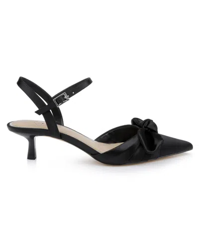 Jewel Badgley Mischka Women's Favor Evening Knot Pumps In Black