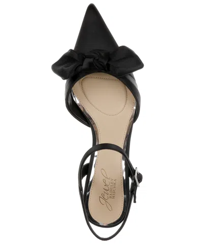 Jewel Badgley Mischka Women's Favor Evening Knot Pumps In Black