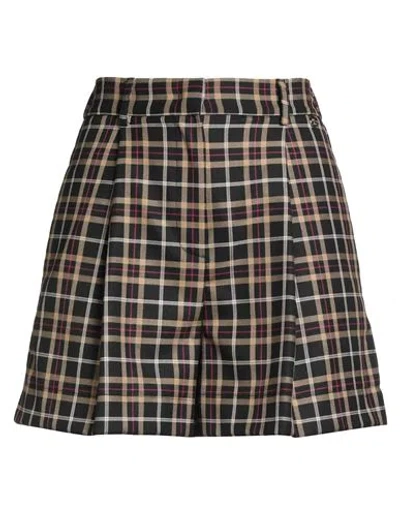 Rebel Queen By Liu •jo Woman Shorts & Bermuda Shorts Beige Size 4 Polyester, Viscose, Elastane In Brown