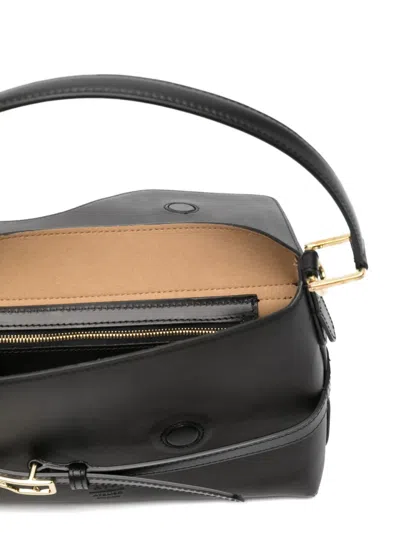 Atp Atelier Lierna Leather Shoulder Bag In Black