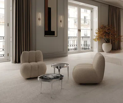 101 Copenhagen Tables And Consoles Chrome Uni In Silver