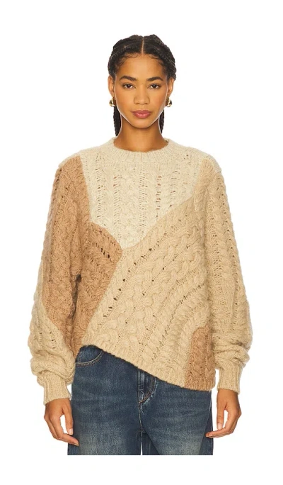 Isabel Marant Étoile Isabel Marant Etoile Patchwork Daryl Sweater In Gray