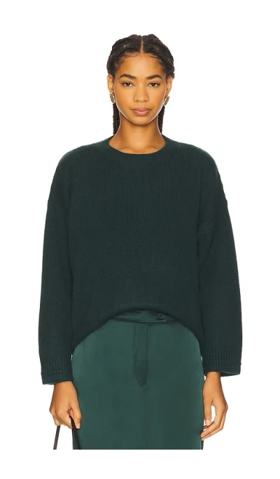 Sablyn Alston Boyfriend Crewneck Sweater In Green
