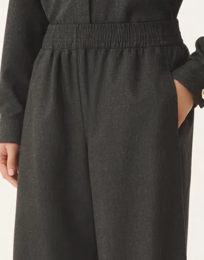 Fabiana Filippi Amelia Trousers In Flannel In Gray