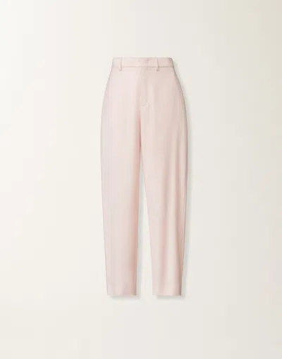 Fabiana Filippi Wool-blend Pants In Pink