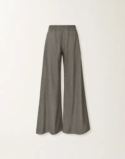 Fabiana Filippi Amelia Trousers In Flannel In Green