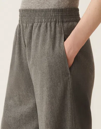 Fabiana Filippi Amelia Trousers In Flannel In Green