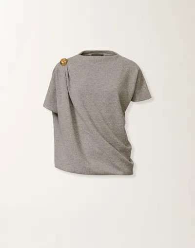 Fabiana Filippi - Woman Knitwear Grey It 40 In Brown