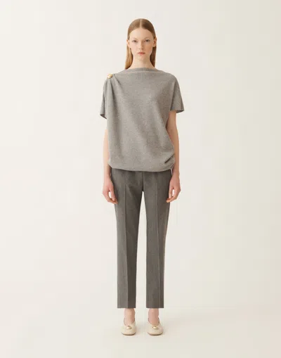 Fabiana Filippi - Woman Knitwear Grey It 40 In Brown