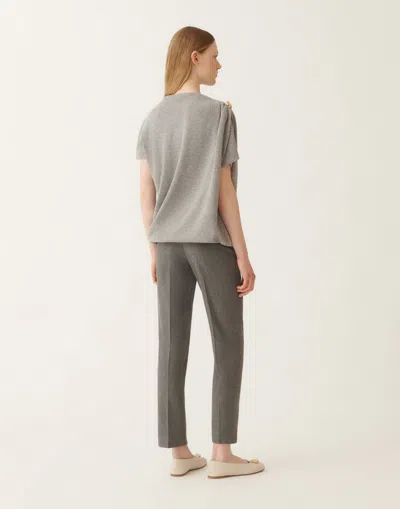 Fabiana Filippi - Woman Knitwear Grey It 40 In Brown