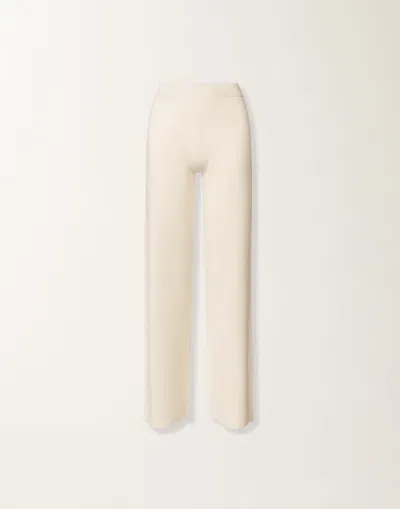 Fabiana Filippi Trousers In Platinum In White