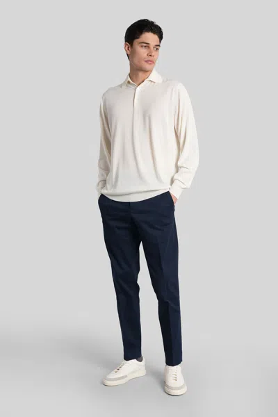 Pt Torino Sd75 Pants In Blue Cotton In Blue