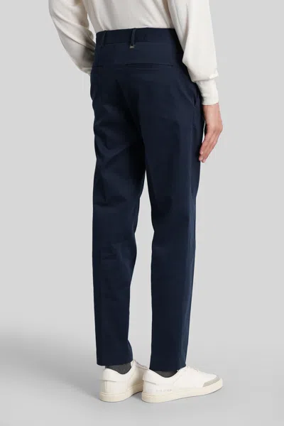 Pt Torino Sd75 Pants In Blue Cotton In Blue