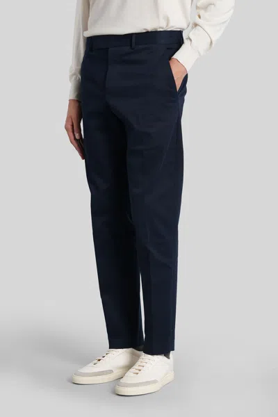 Pt Torino Sd75 Pants In Blue Cotton In Blue