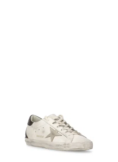 Golden Goose 20mm Super-star Leather Sneakers In Animal Print