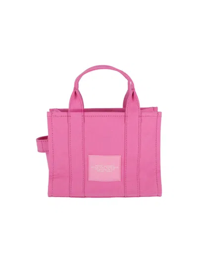 Marc Jacobs Shopper Bag With Adjustable Strap And Top Handles In Pink