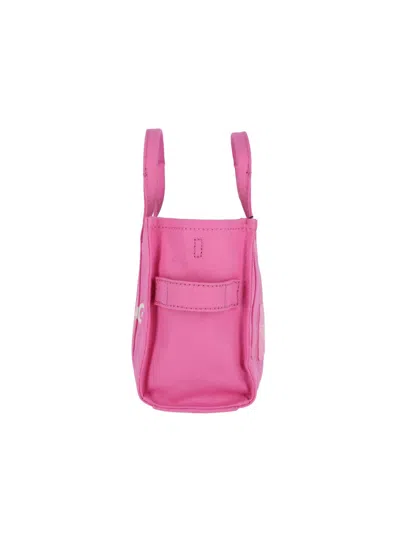 Marc Jacobs Shopper Bag With Adjustable Strap And Top Handles In Pink