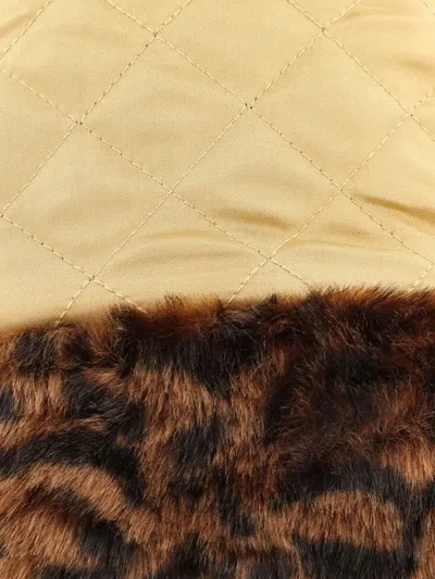 Kangol Leopard-print Trapper Hat In Brown