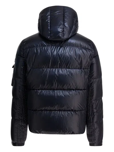 Tatras Quilted Hooded Jacket With Side And Arm Pockets In Black