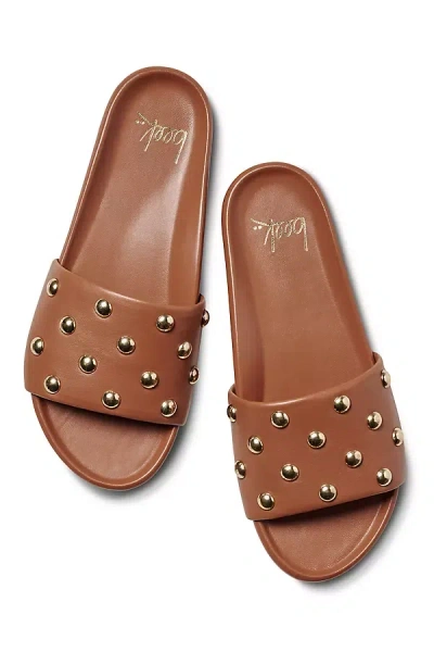 Beek Gallito Stud Slide Sandals In Animal Print