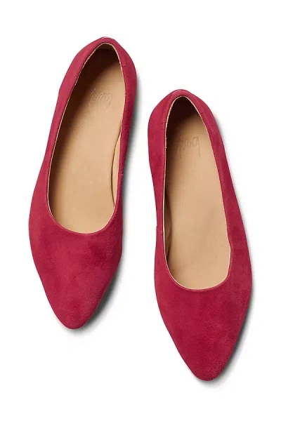 Beek Swoop Ballet Flats In Red