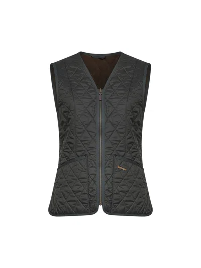 Barbour Green Betty Fleece Liner In Multi