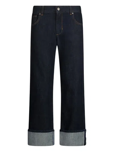 Liu •jo Liu Jo Blue Jeans With Cuffs In Blue