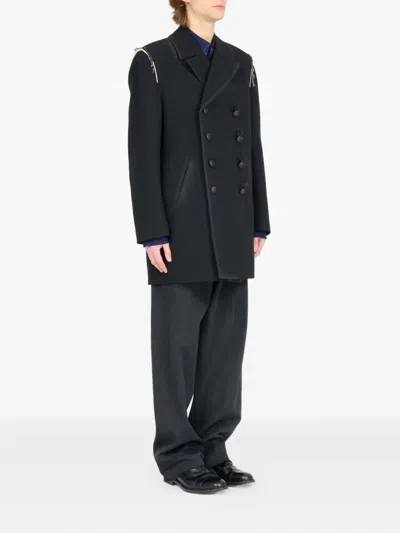 Maison Margiela Versatile Coat With Removable Inner Layer In Black