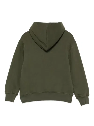 抽象印花连帽上衣