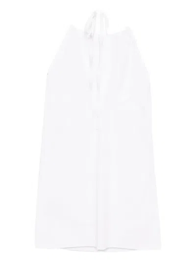 James Perse Poplin Dress In White