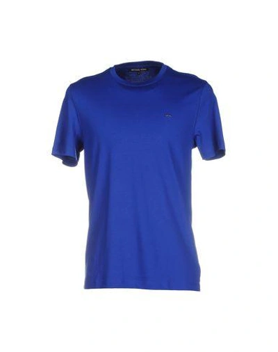 Shop Michael Kors T-shirt In Ярко-синий