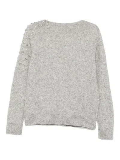 Seventy Crystal-embellished Sweater In Gray