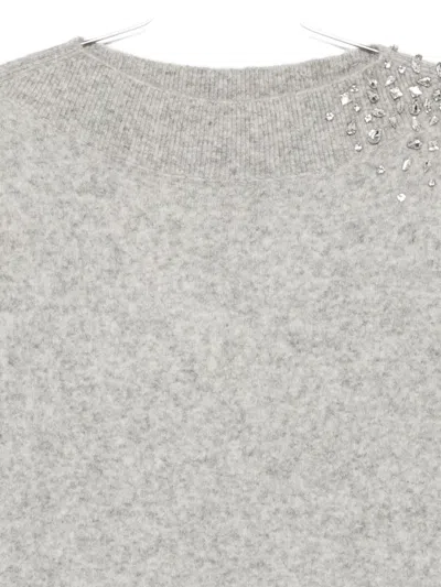 Seventy Crystal-embellished Sweater In Gray