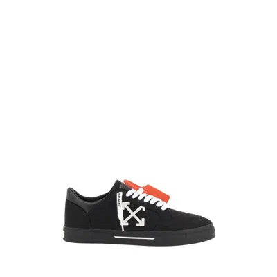 Off-white "low Vulcanized" Sneaker In Black